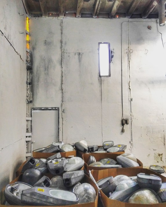 Streetlights at Andrew and Beckys